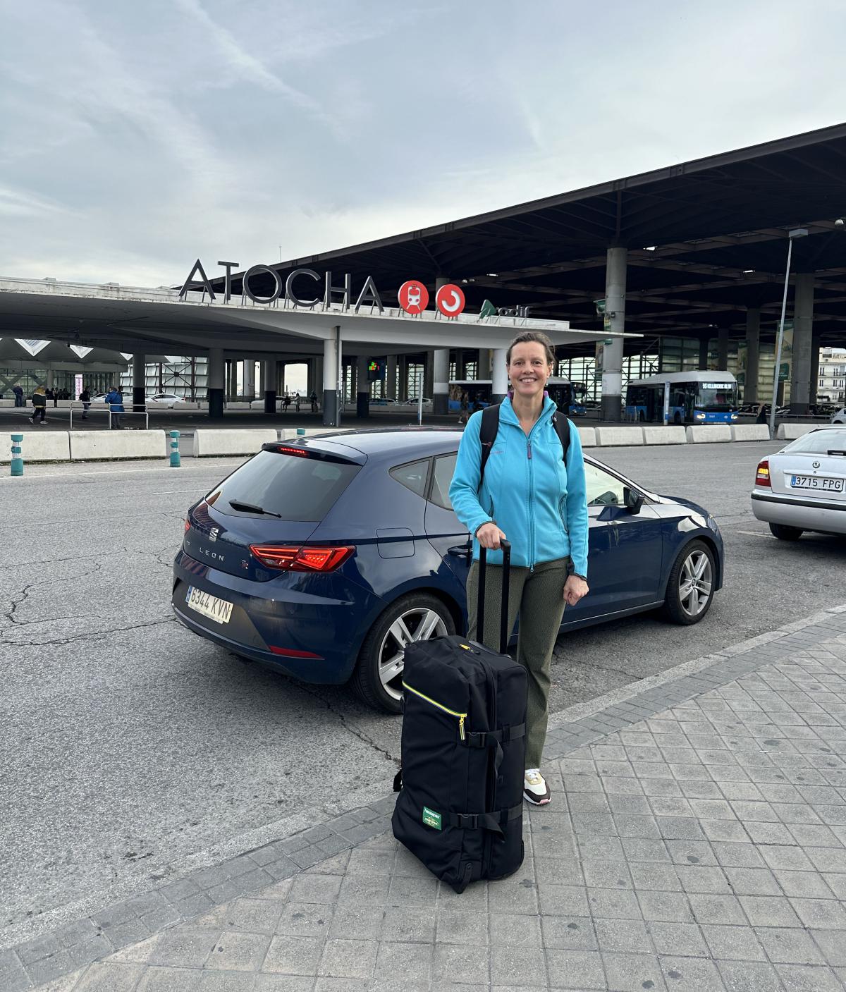 Aankomst op station Atocha
